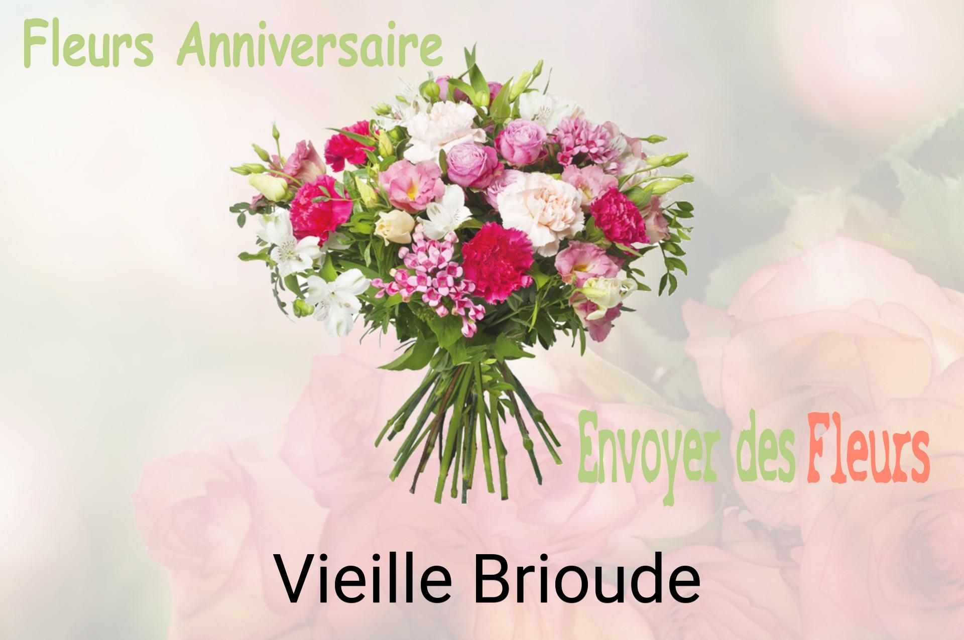 Bouquet de fleurs d’anniversaire livré à Vieille-Brioude